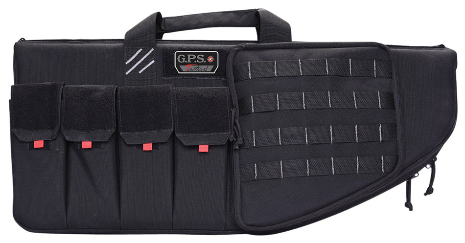 GPS Bags T30ARB 30-Inch Black 1000D Nylon Tactical AR Case with Handgun Pocket and Lockable Zippers