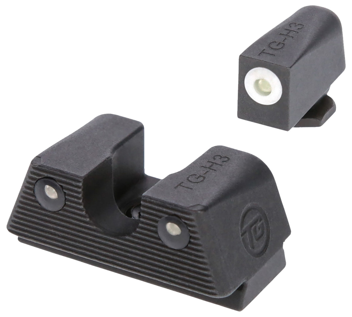 TruGlo Tritium X Front Post & Rear Dovetail Night Sights for Glock 42/43/43X/48 Non-MOS