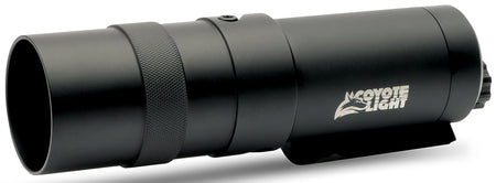Coyote Light HMECLW White Matte Black LED Predator Hunting Light Variable Focus with Gun Rail Mount