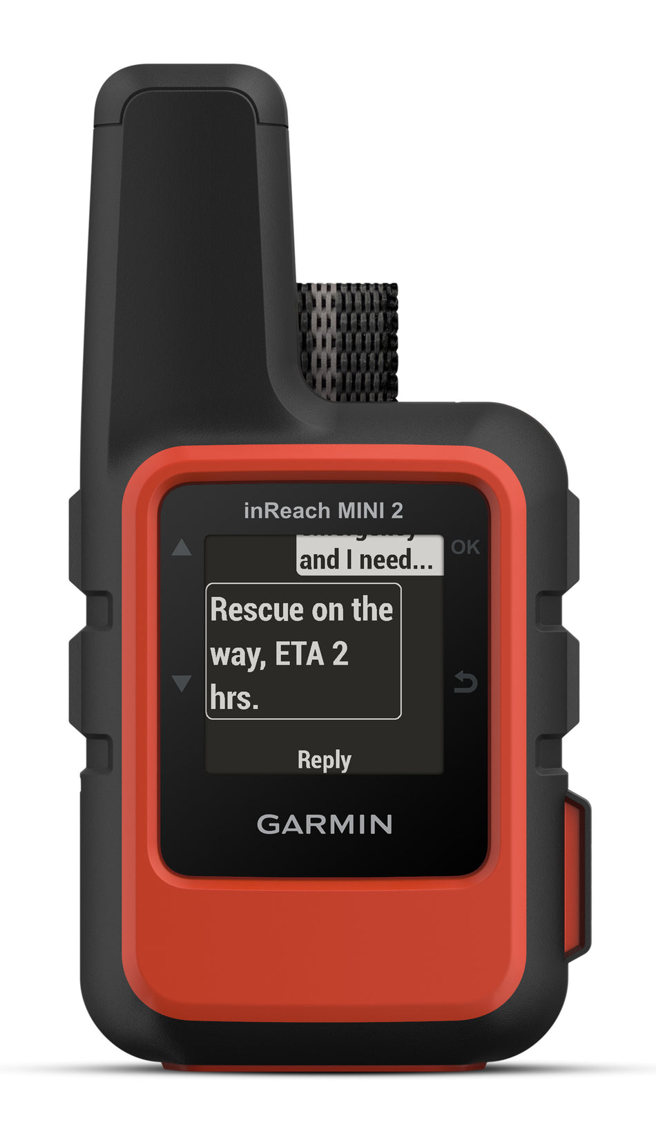 Garmin inReach Mini 2 Black/Red Satellite Communication Device GPS SOS Maps Rechargeable Li Battery