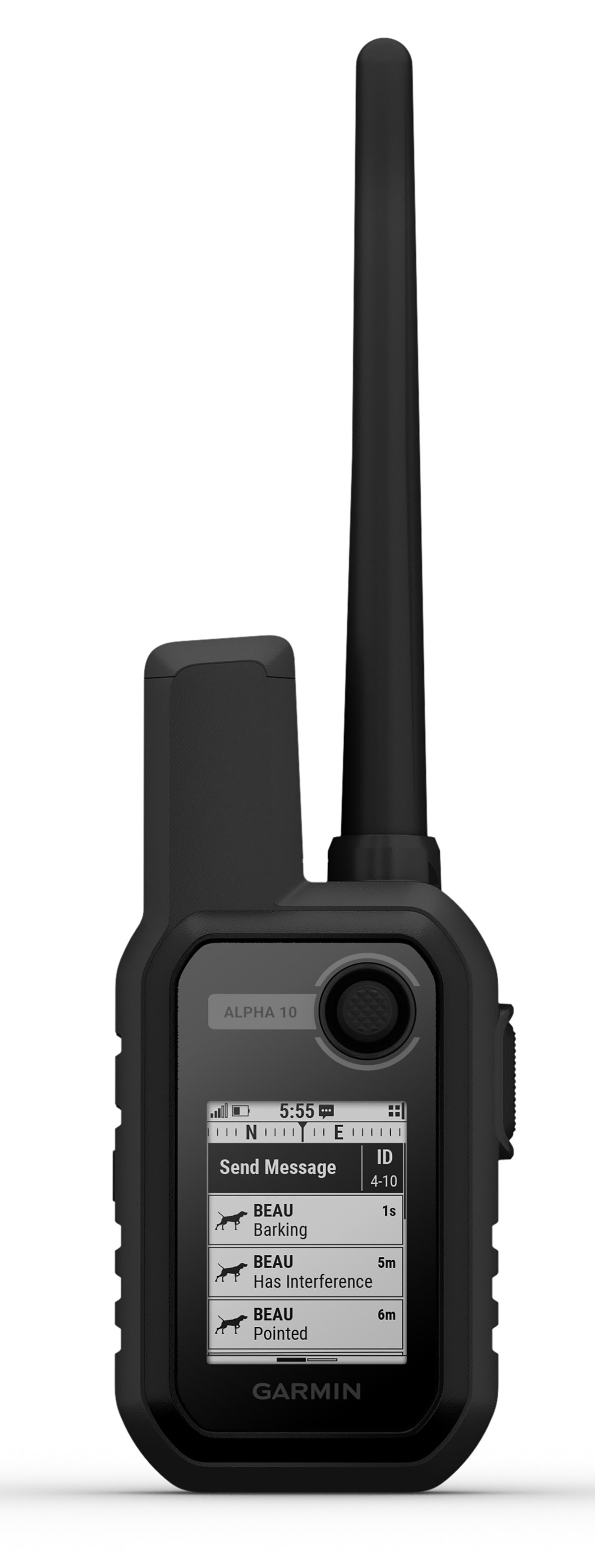 Garmin Alpha 10 Dog Tracking & Training Handheld GPS Rechargeable Li-ion Battery Bluetooth ANT+