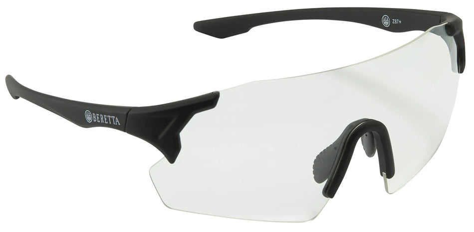 Beretta USA Challenge EVO Protective Shooting Glasses - Clear/Black