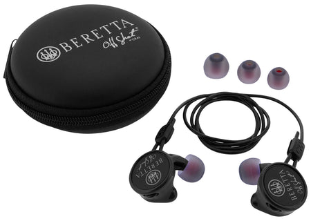 Beretta USA Comfort Plus Mini Headset Silicone Earpiece 32dB Black