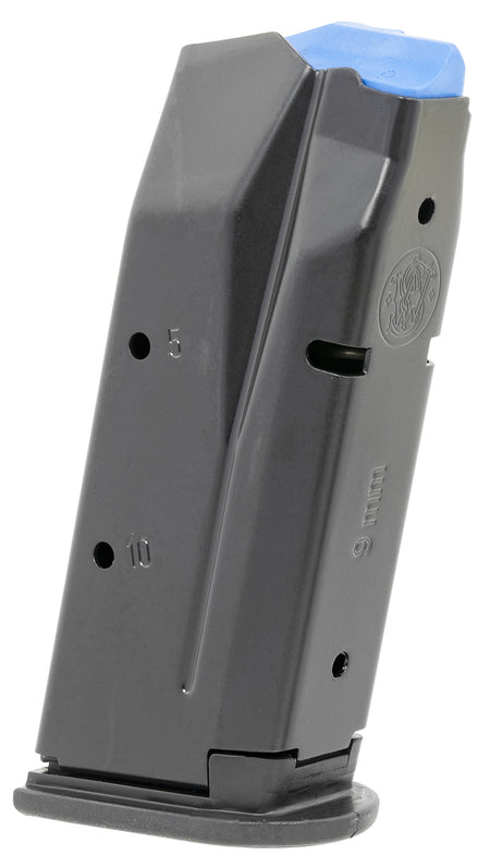 Smith & Wesson 3015282 CSX 9mm 10rd Stainless Steel Black Magazine