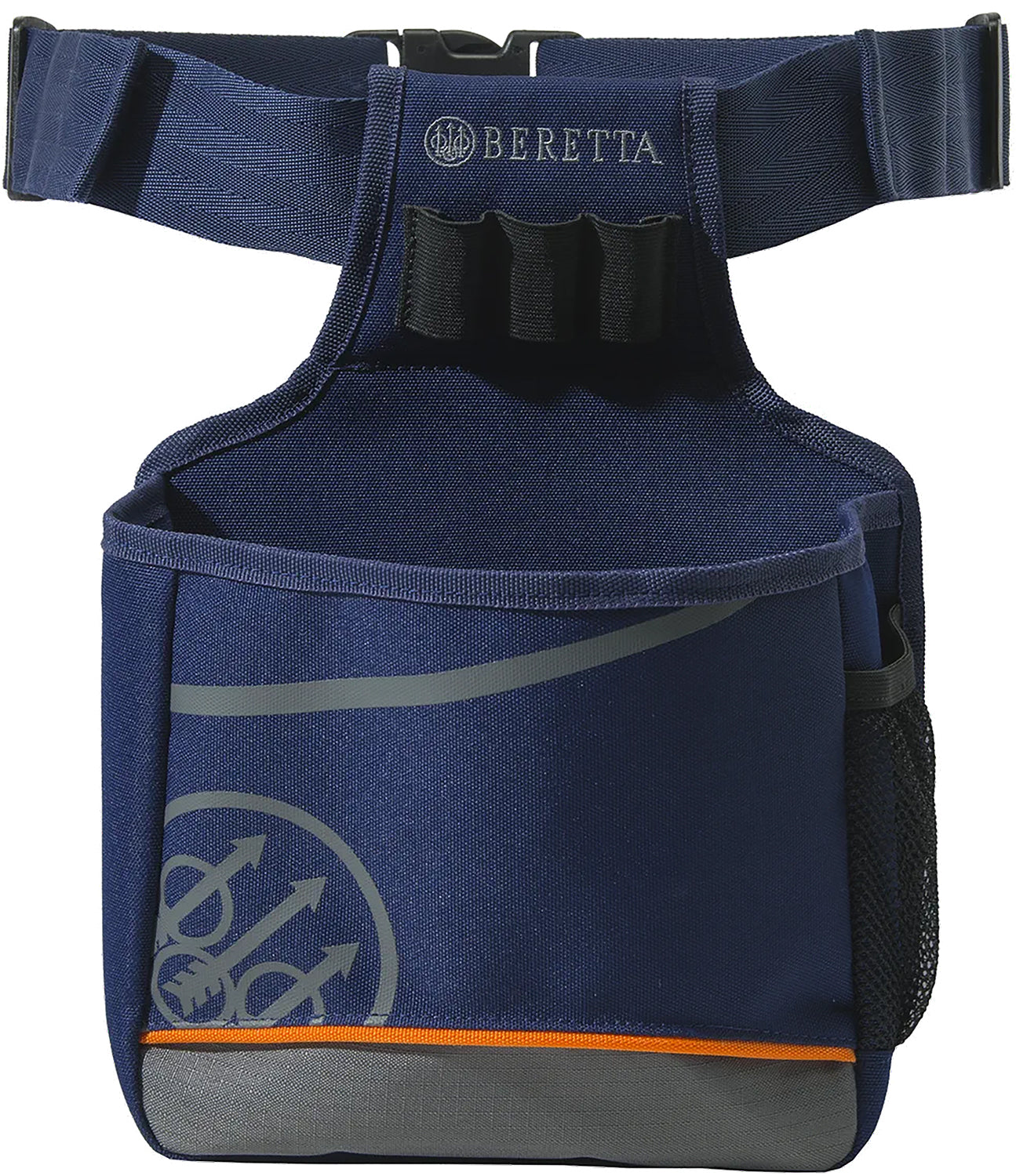 Beretta USA 50rd Blue Neoprene Uniform Pro EVO Shell Pouch, Clip Buckle Belt, Model BS921T1932054VUNI