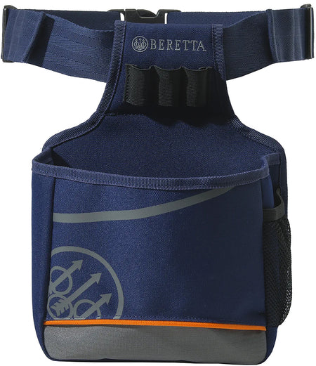 Beretta USA 50rd Blue Neoprene Uniform Pro EVO Shell Pouch, Clip Buckle Belt, Model BS921T1932054VUNI