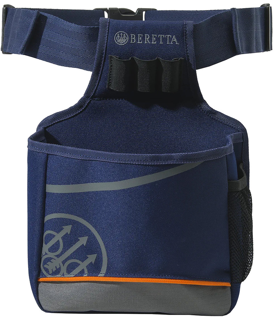 Beretta USA 50rd Blue Neoprene Uniform Pro EVO Shell Pouch, Clip Buckle Belt, Model BS921T1932054VUNI