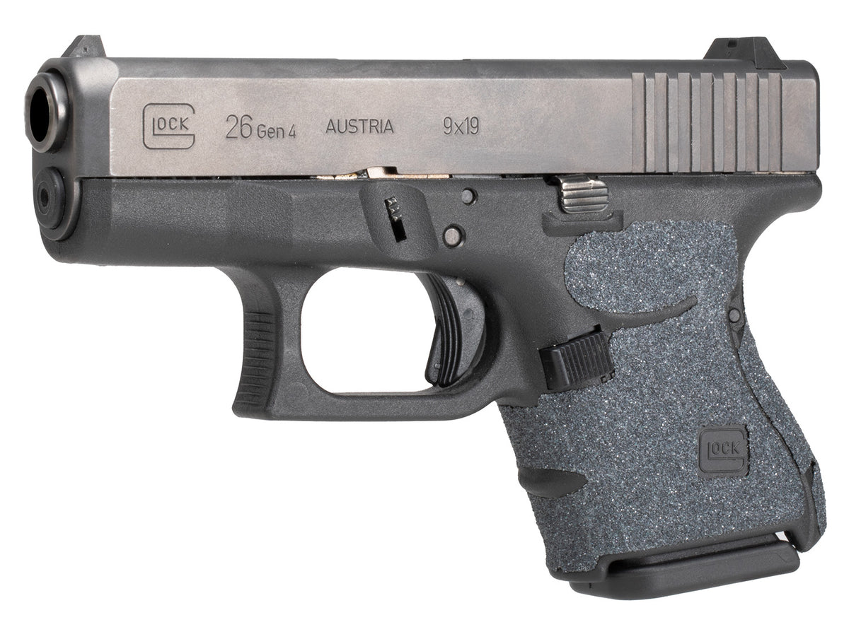 Hogue Wrapter Adhesive Gun Grip Heavy Grit Black Glock 26 27 33 Generation 4