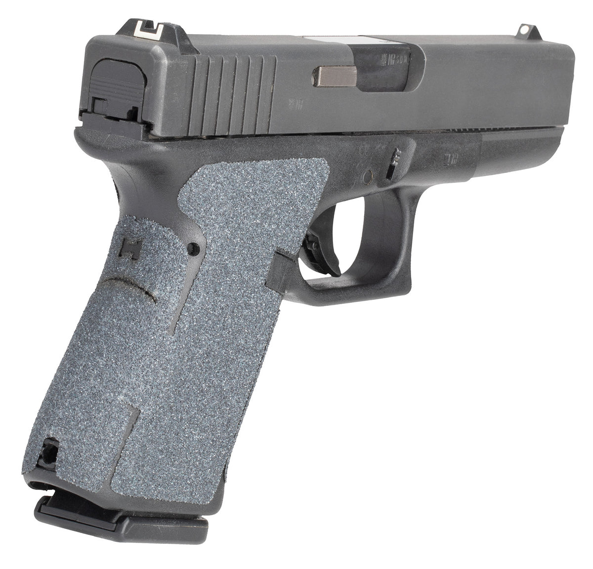 Hogue Wrapter Adhesive Grip Panel Heavy Grit Black Glock Gen 5 17 19X 34 45 No Backstrap