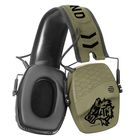 ATN X-Sound Hearing Protector Electronic Earmuff Bluetooth 22 dB Olive Drab Green