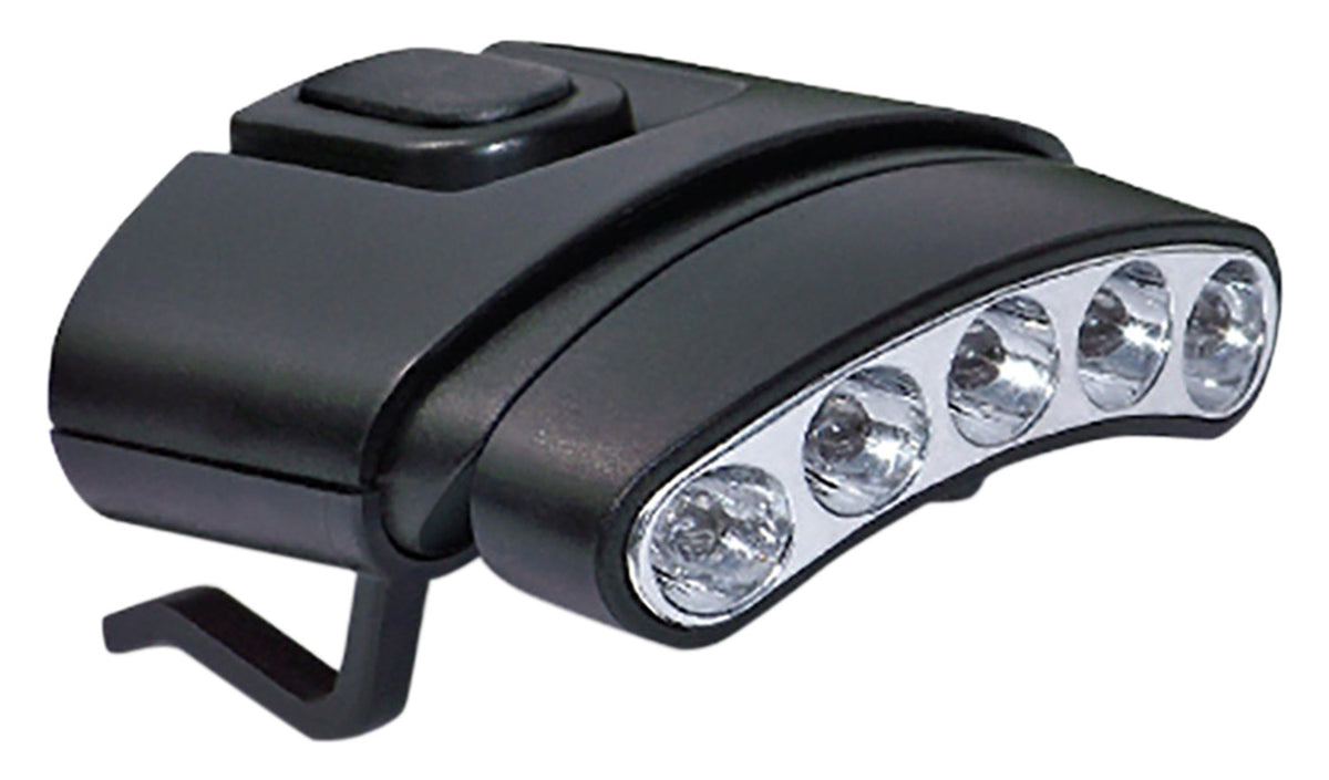 Cyclops Orion Tilt Hat Clip Light Black Clip-On 30 Lumens Green/White LED