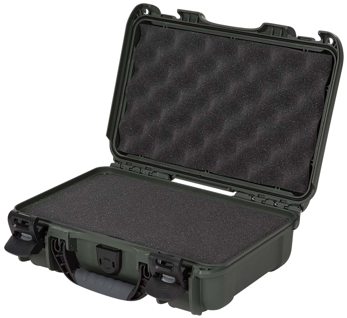 Nanuk 909 Olive Resin Waterproof Hard Case with Cubed Foam 11.44" x 7" x 3.68" Interior