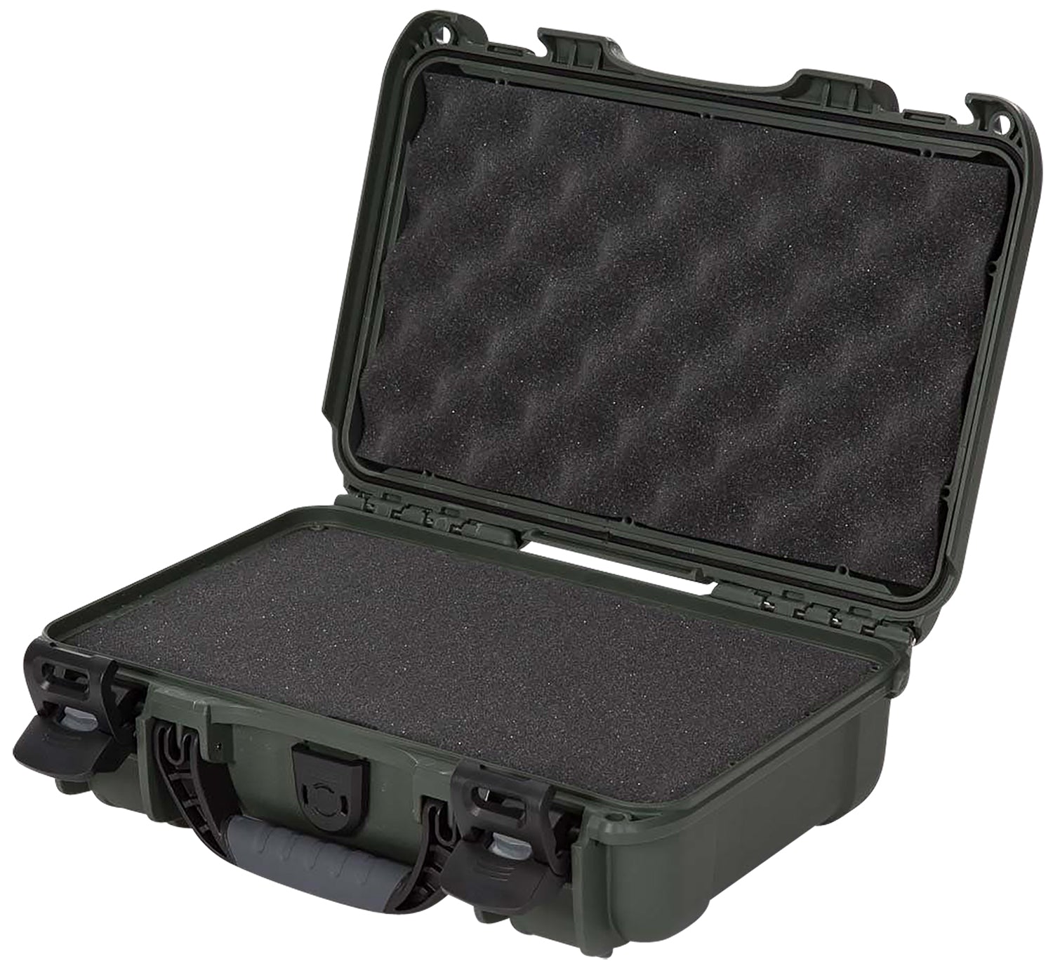Nanuk 909 Olive Resin Waterproof Hard Case with Cubed Foam 11.44" x 7" x 3.68" Interior