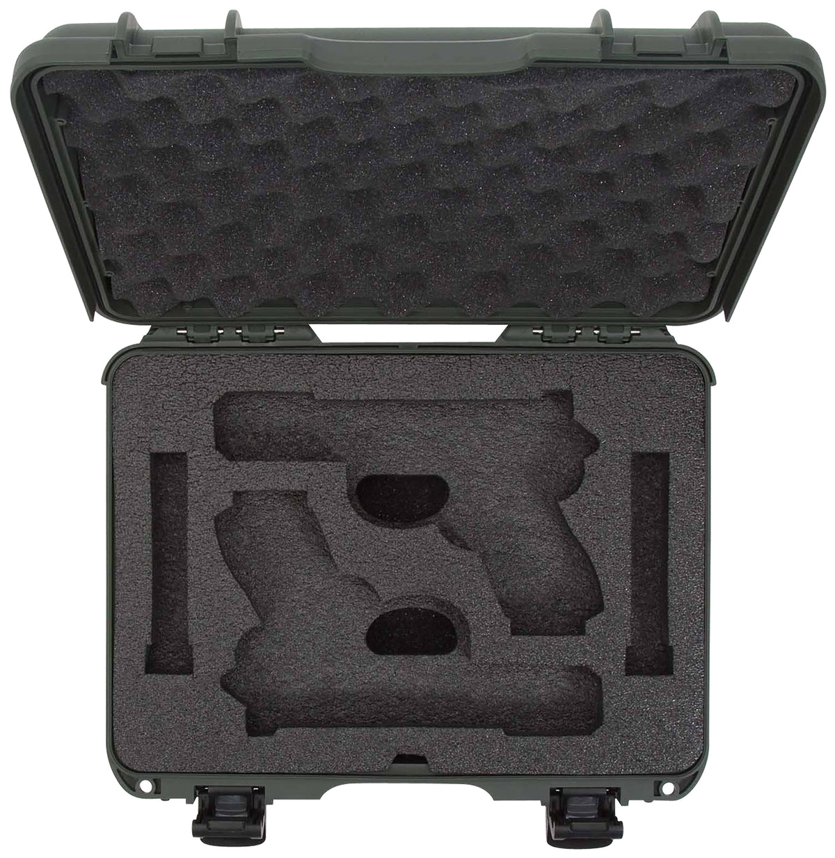 Nanuk 910 Olive Polymer Dual Glock Hard Case Airline Approved with Closed-Cell Foam