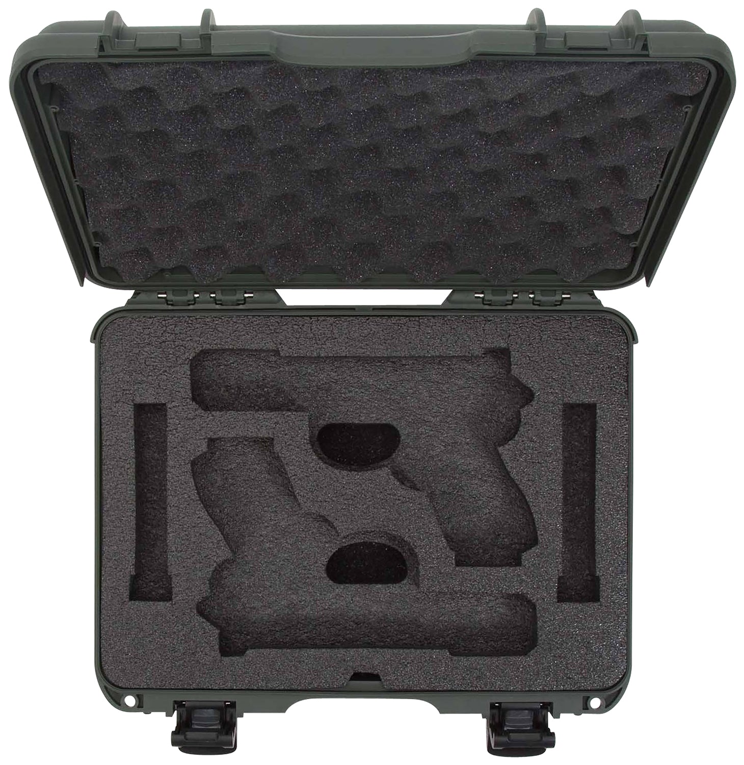 Nanuk 910 Olive Polymer Dual Glock Hard Case Airline Approved with Closed-Cell Foam