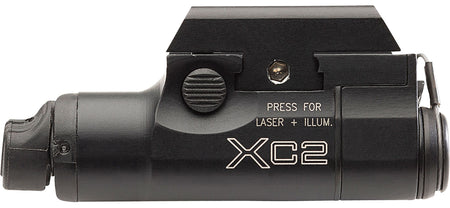 SureFire XC2-B Compact Weapon Light/Laser 300 Lumens White LED Red Laser AAA Battery Black