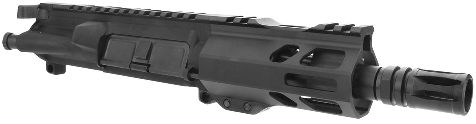 TacFire Complete AR Pistol Upper 5.56 NATO 5" Black Nitride Barrel Black Anodized Aluminum Receiver & M-LOK Handguard