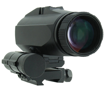 TacFire RDX3MB 3-Power Flip to Side Red Dot Magnifier 30mm Black Finish