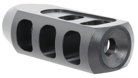 TacFire Black Oxide Tanker Muzzle Brake 5.56x45mm NATO 1/2"x28 TPI 1.37" Diameter Steel
