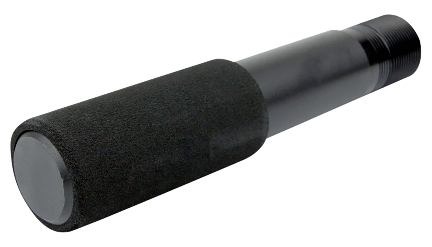 TacFire AR-15 CNC Machined Aluminum Pistol Buffer Tube with Foam Cover Black