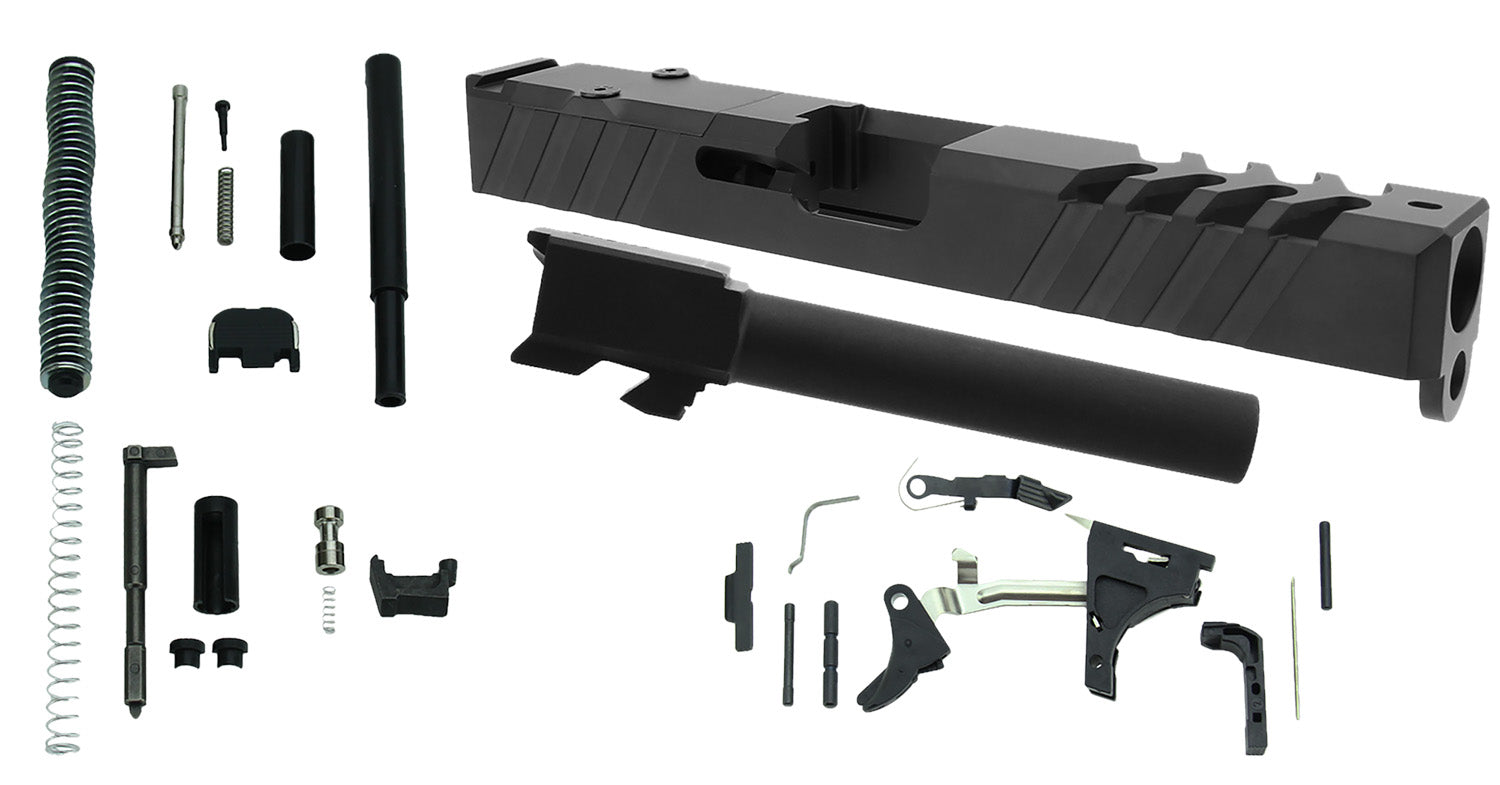 TacFire PKGLK17 Glock 17 Gen3 Pistol Upper and Lower Parts Kit with RMR Slide Black