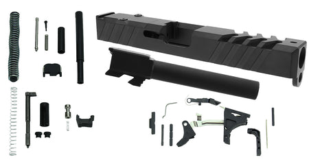 TacFire PKGLK17 Glock 17 Gen3 Pistol Upper and Lower Parts Kit with RMR Slide Black