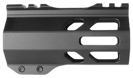 TacFire AR-15 4 Inch M-Lok Handguard Hardcoat Anodized Black Aluminum