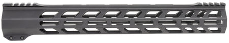 TacFire AR-10 308 Win Low Profile 15 Inch M-Lok Handguard Hardcoat Anodized Black