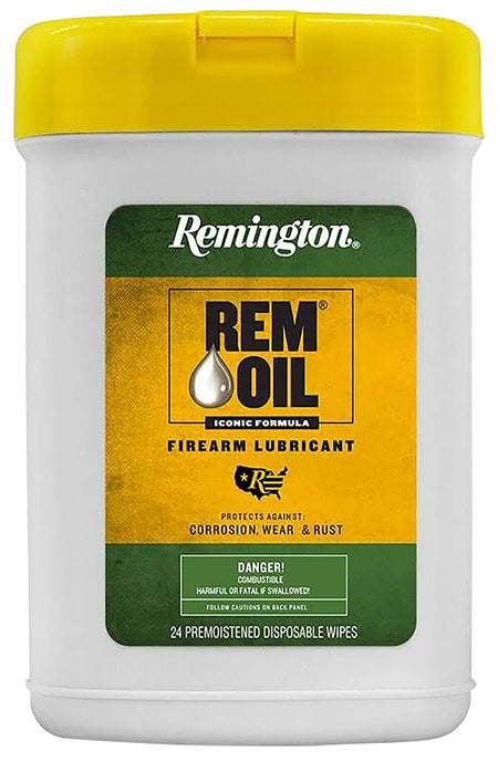 Remington Rem Oil Cleans Lubricates Protects Wipes 24-Count Pack