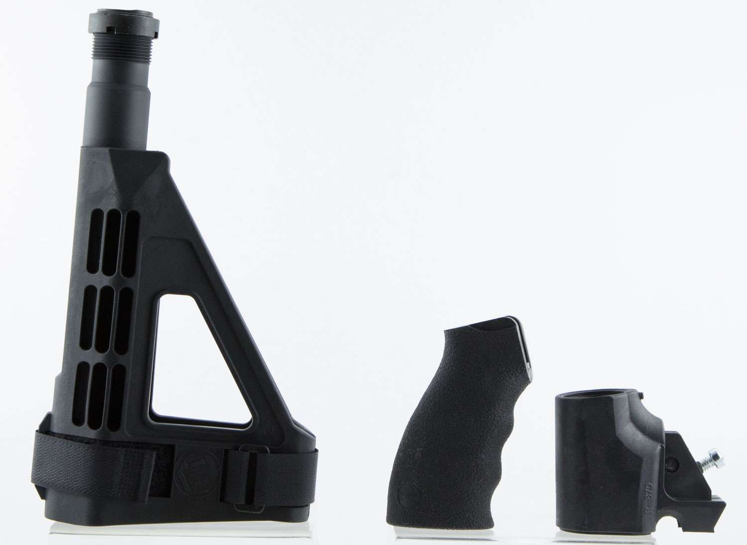 SB Tactical Remington 870 TAC-14 Complete SBM4 Black Pistol Stabilizing Brace Assembly