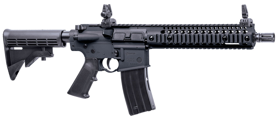 Crosman Full Auto R1 CO2 .177 Cal BB Air Rifle 25rd Magazine Black Picatinny Rail Stock