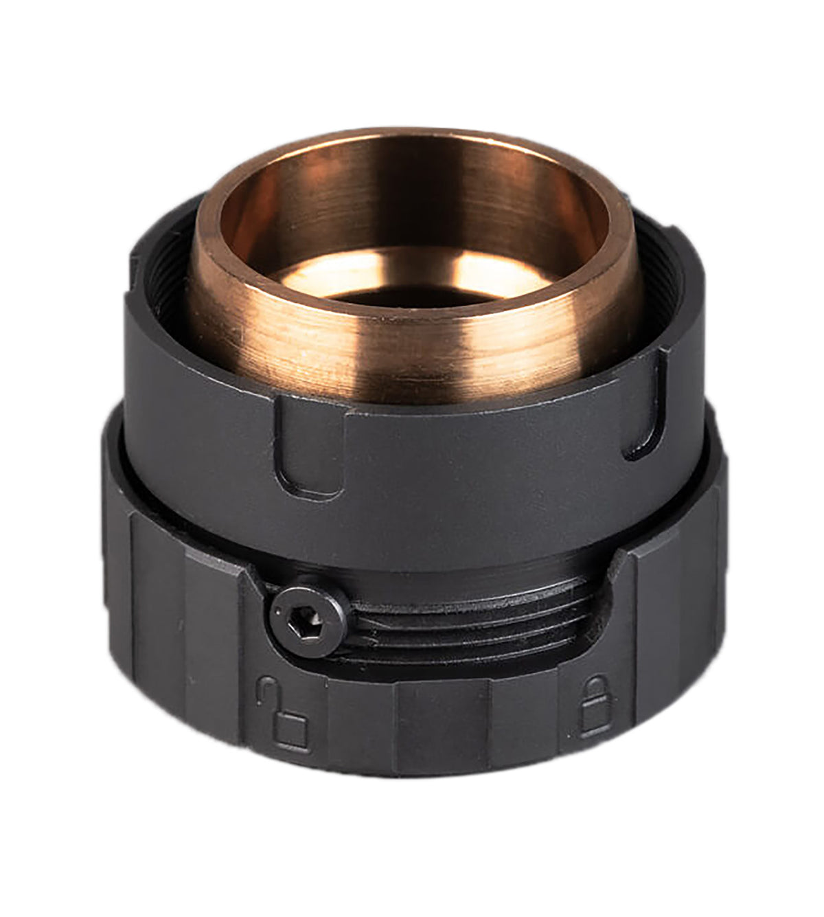 SilencerCo AC622 ASR Mount for Charlie Series Suppressors, Black Steel