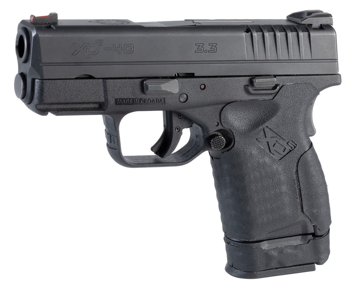 Hogue Wrapter Adhesive Rubber Grip Grain Texture Black for Sig Sauer P320 Full Size Medium Grip Module
