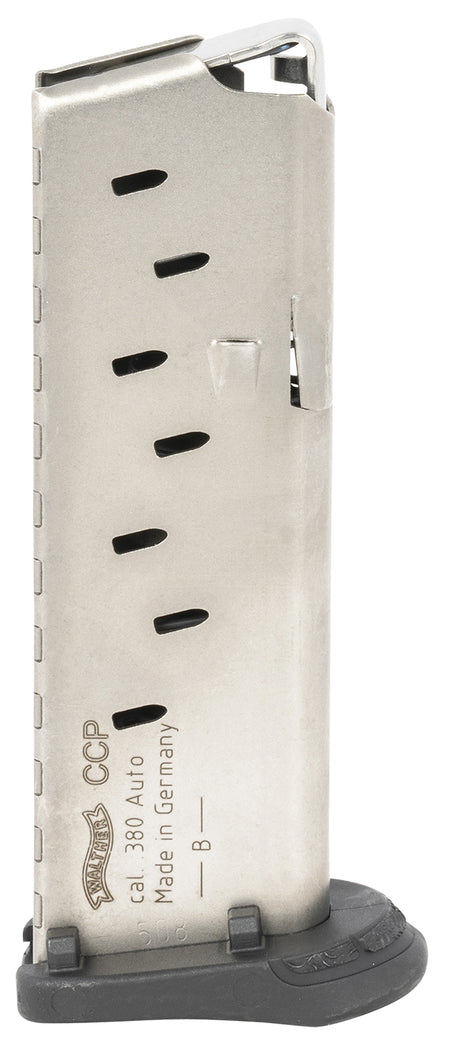 Walther Arms 50862002 CCP M2 380 ACP 8-Round Stainless Handgun Magazine