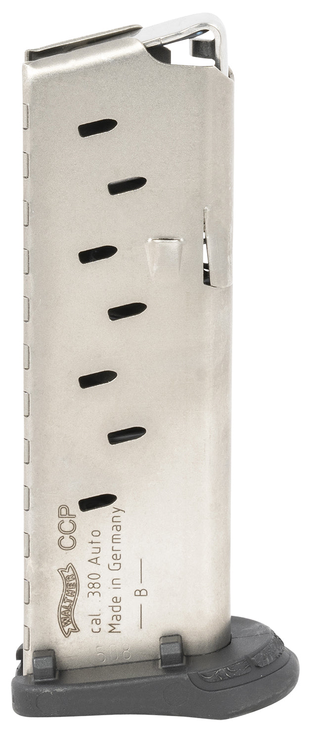 Walther Arms 50862002 CCP M2 380 ACP 8-Round Stainless Handgun Magazine