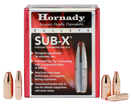 Hornady Sub-X Subsonic Expanding Rifle Bullets .45 cal .458 410gr 50/ct