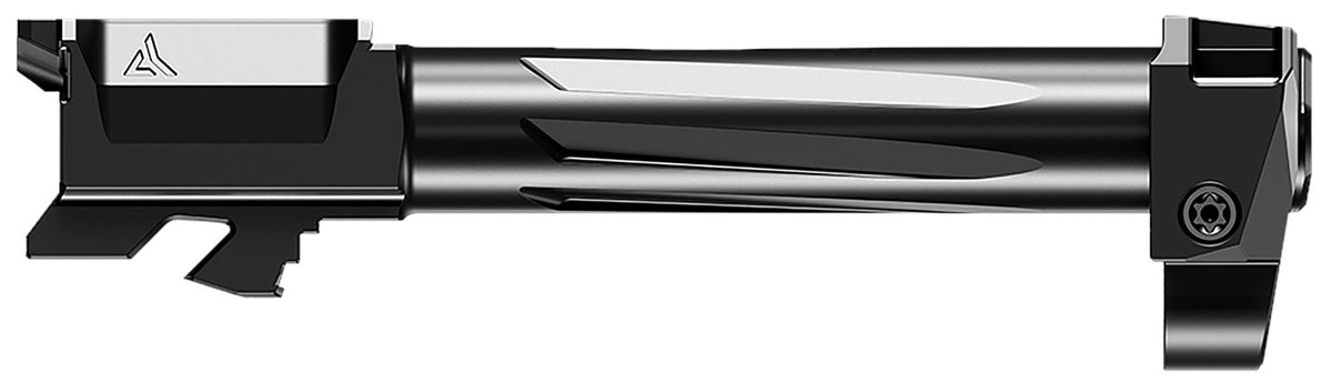 Radian Weapons Ramjet Afterburner 9mm Luger Barrel Combo for Glock 19 Gen3 Black Stainless Fluted