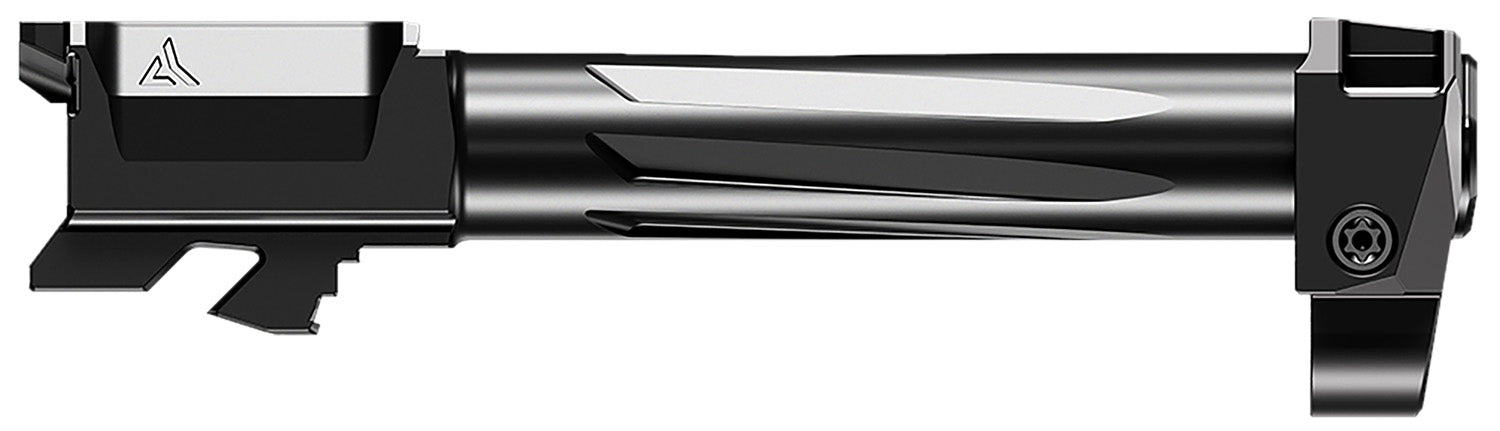 Radian Weapons Ramjet Afterburner 9mm Luger Barrel Combo for Glock 19 Gen3 Black Stainless Fluted