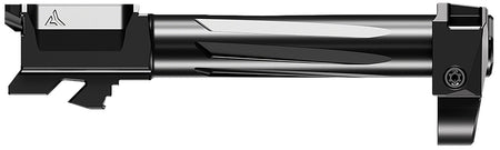 Radian Weapons Ramjet Afterburner 9mm Luger Barrel Combo for Glock 19 Gen4 Black Stainless Fluted