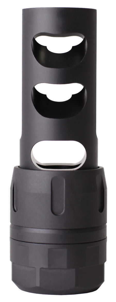 Nosler 97200 Black 3-Port Recoil-Reducing Muzzle Brake 5/8"-24 tpi for .243 Caliber