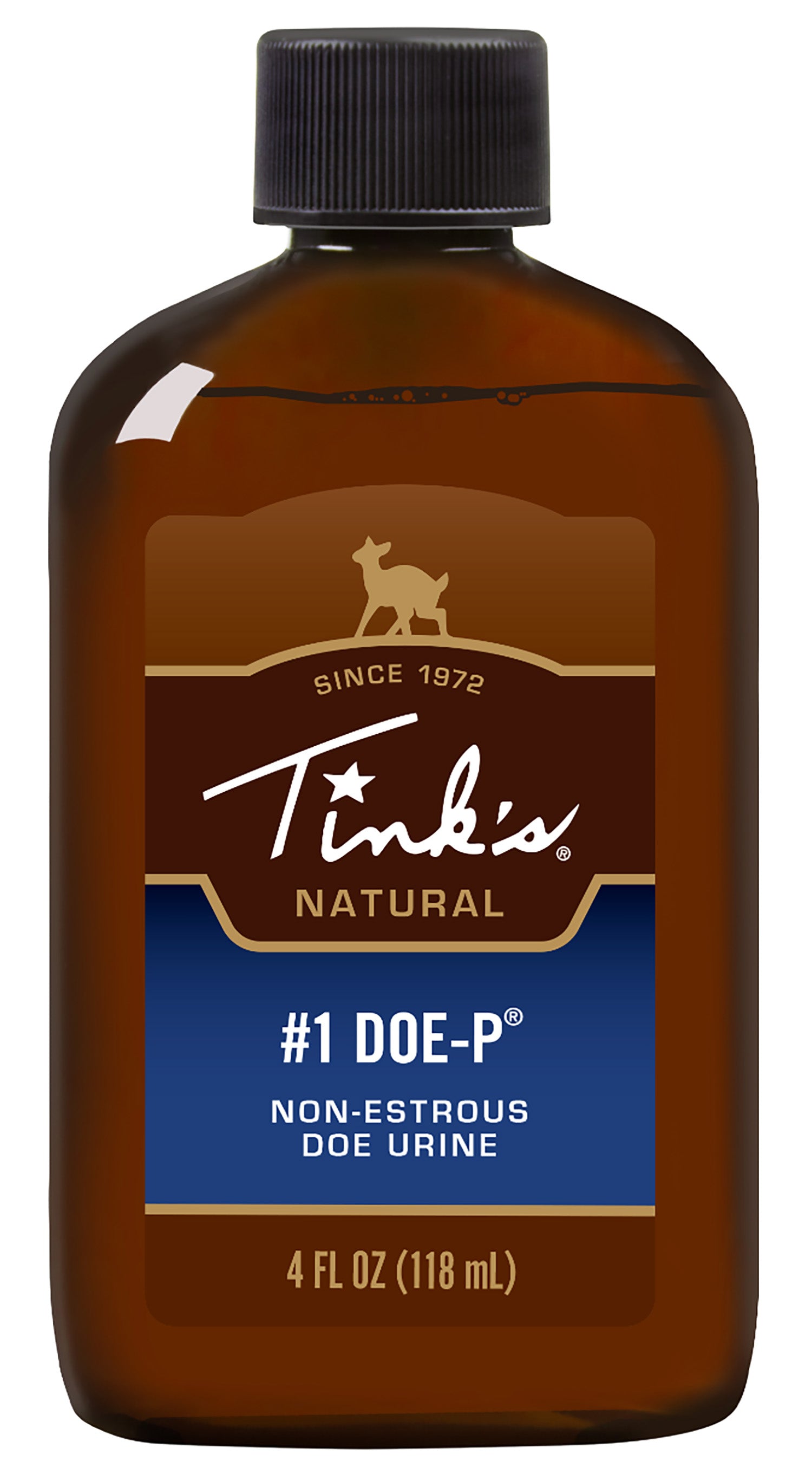 Tinks 4oz #1 Doe-P Deer Attractant Plastic Bottle W6216