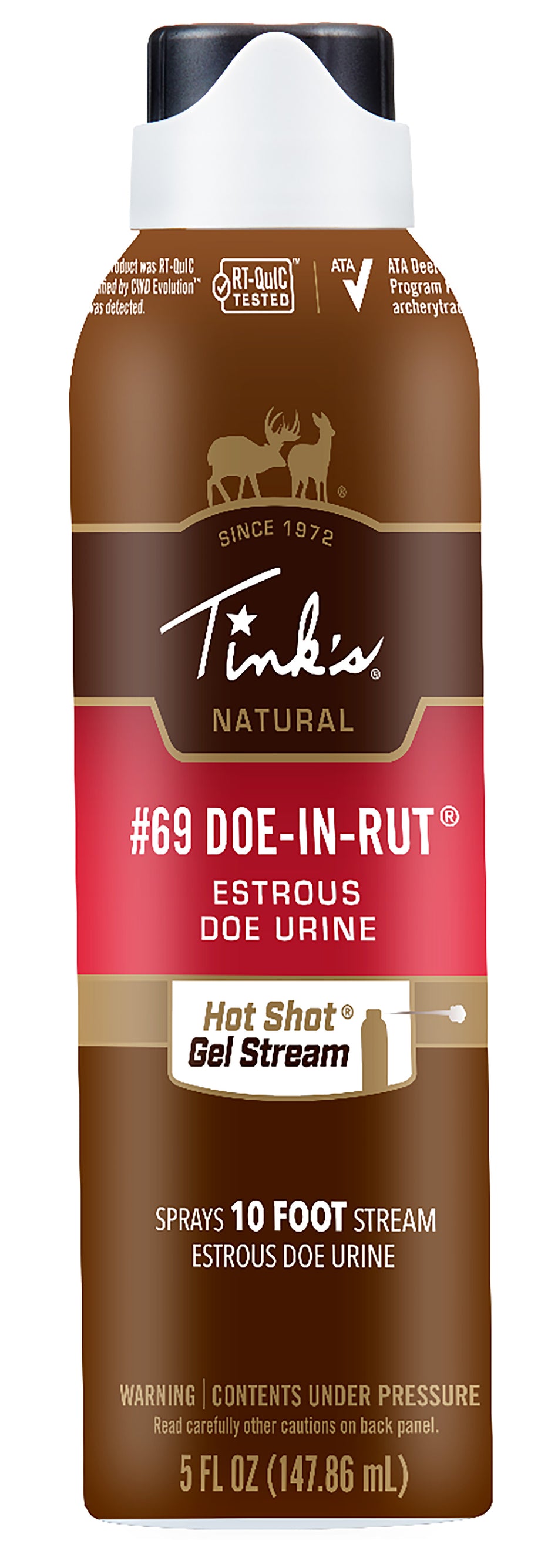 Tinks Hot Shot #69 Doe In Estrus Scent Gel Deer Attractant 5 oz Spray