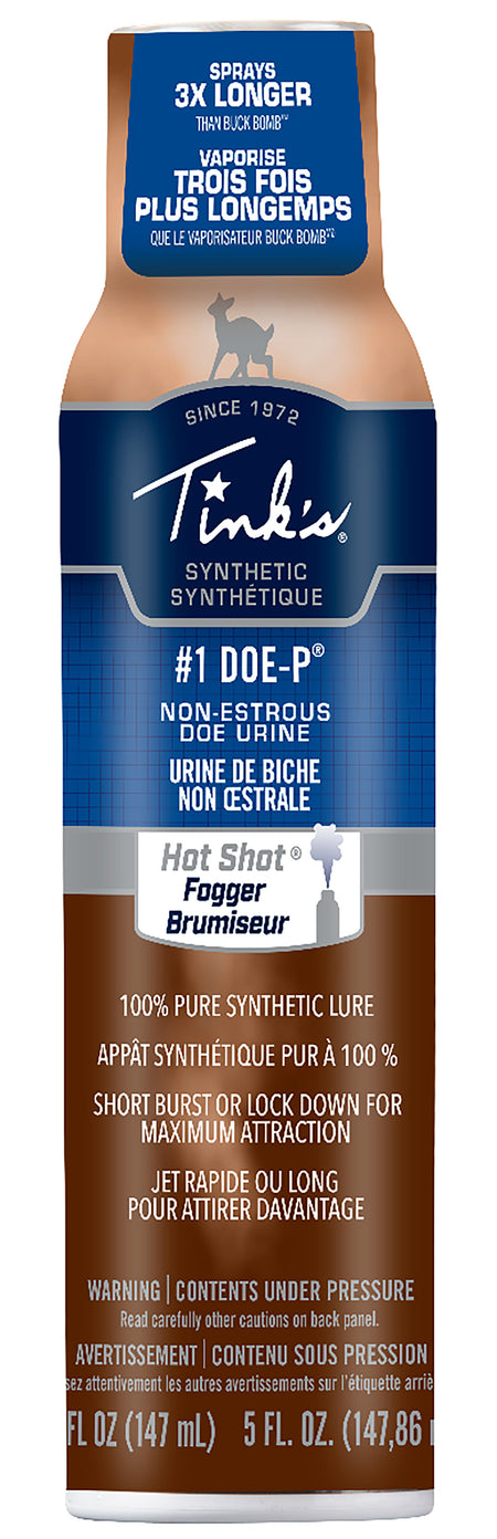 Tinks #1 Doe-P Synthetic Fogger Deer Attractant 5 oz All-Season Spray