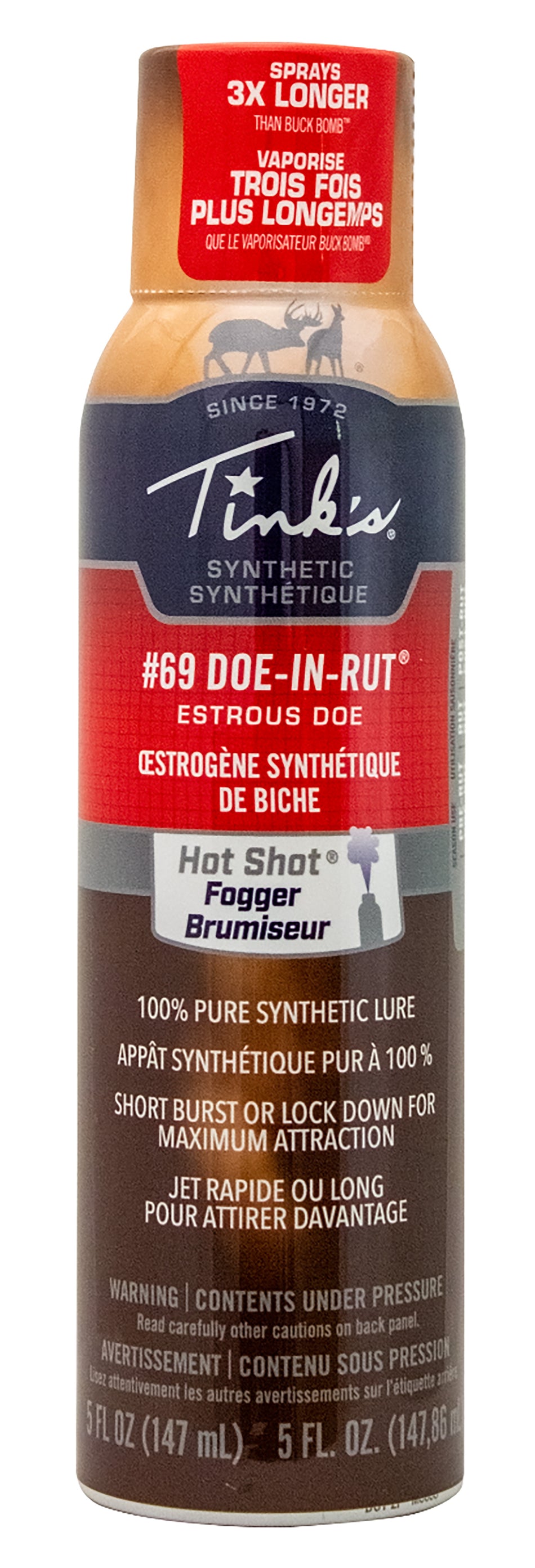 Tinks #69 Synthetic Doe-In-Estrus Deer Attractant Adjustable Fogger 5 oz