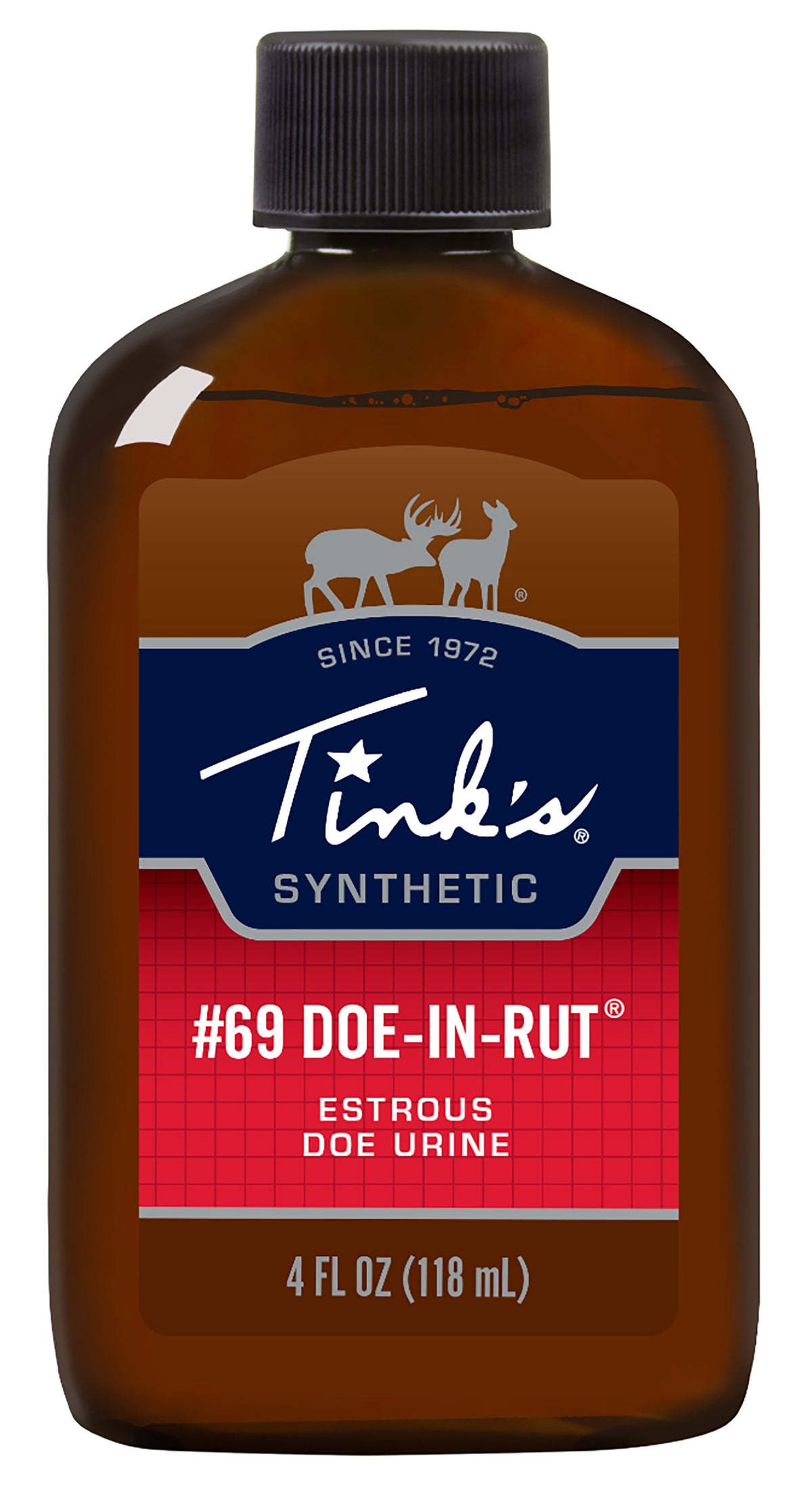 Tinks Synthetic #69 Doe-In-Rut Buck Lure Deer Attractant 4 oz Bottle
