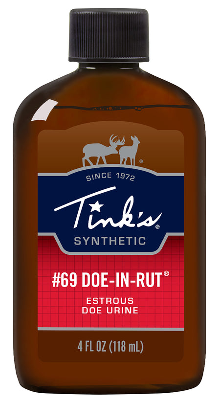 Tinks Synthetic #69 Doe-In-Rut Buck Lure Deer Attractant 4 oz Bottle