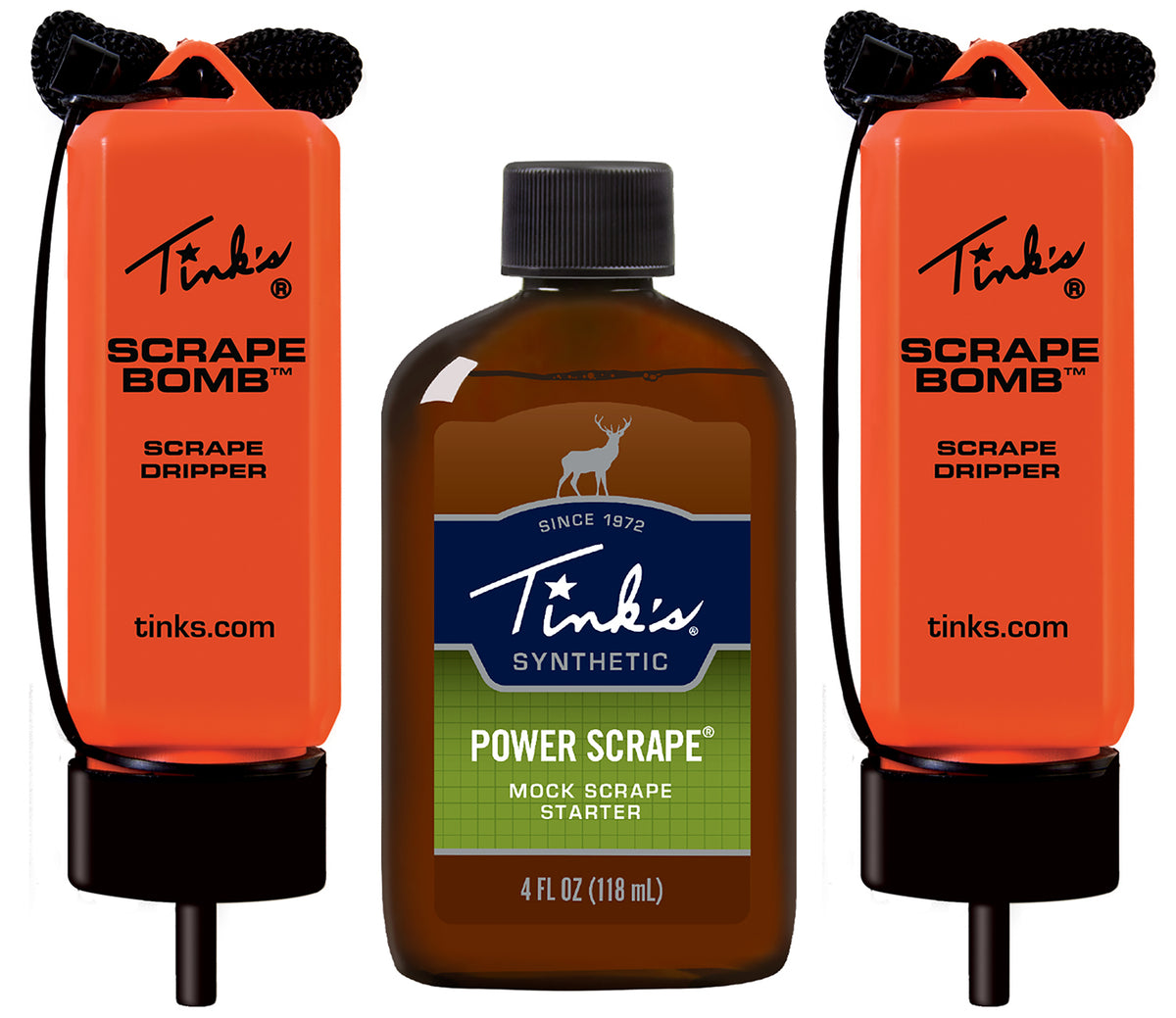 Tinks Power Scrape Mock Scrape Starter Deer Lure Dripper Value 2 Pack 4 oz