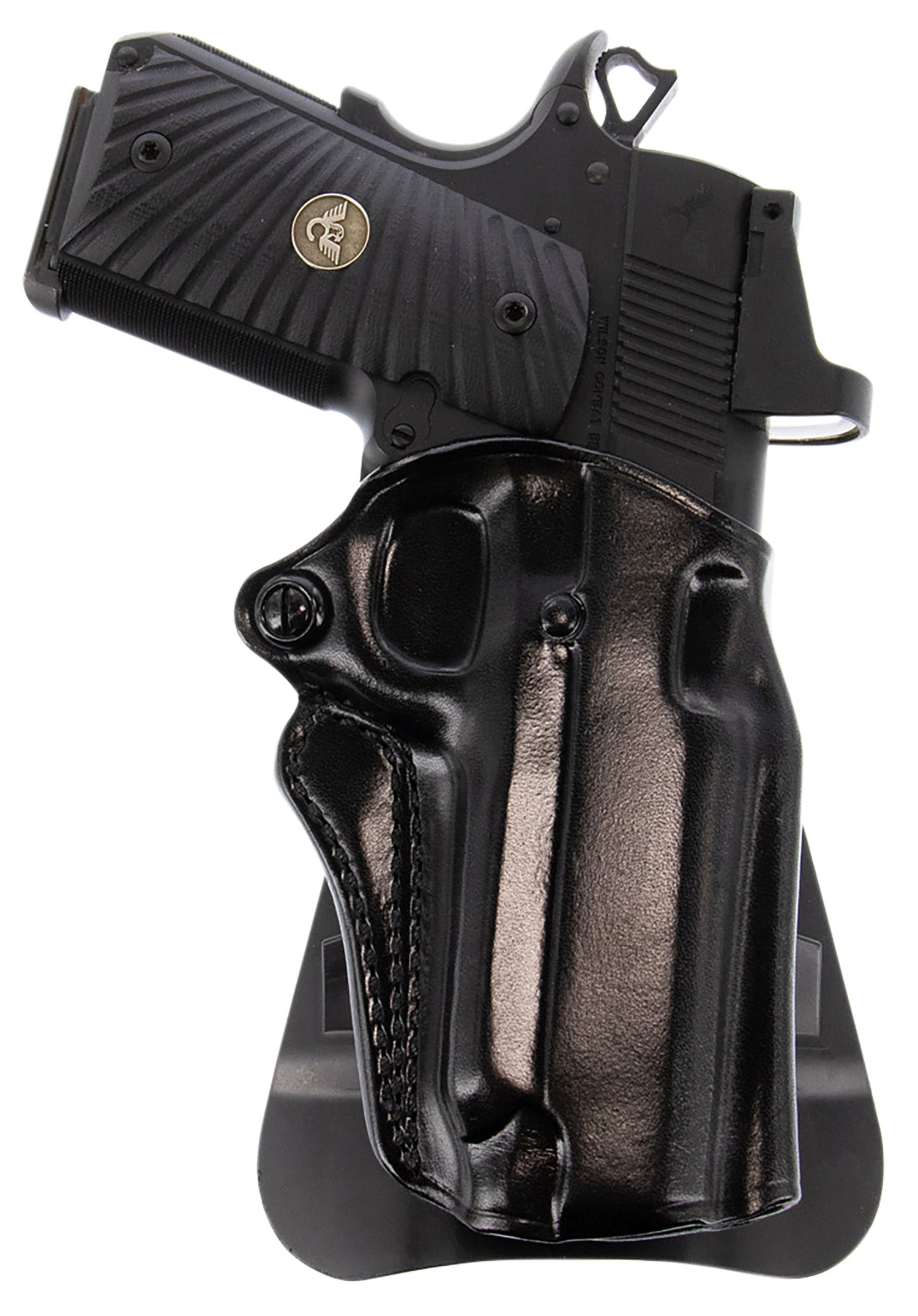 Galco SM2212RB Speed Master 2.0 OWB Black Leather Paddle Holster 1911 5" Barrel RH Open Top Design