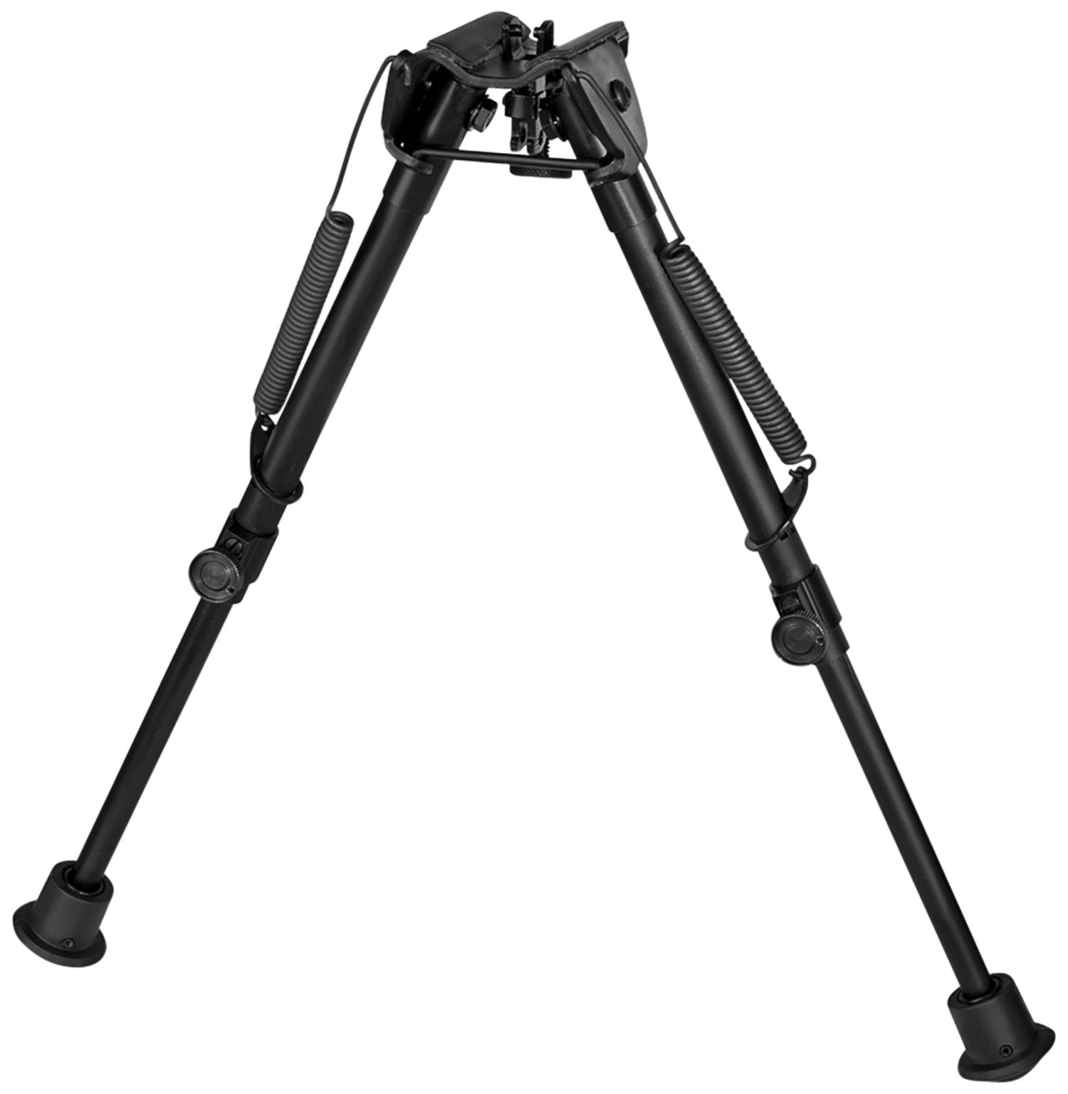 Harris 1A2-L2 Non-Swivel Swivel Stud Bipod, 9-13", Self-Leveling Legs, Black Finish, No Sling Provision
