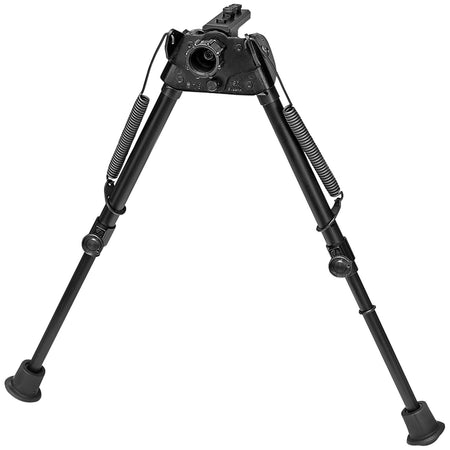 Harris S-L2M-LOK Swivel M-LOK Bipod, 9-13" Adjustable, Self-Leveling Legs, Black Finish, Rubber Feet